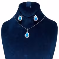 نیمست نقره 925 با روکش طلا سفید کد 16