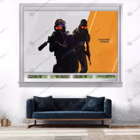 پرده شید گیم نت کانتر استرایک BAs-9548