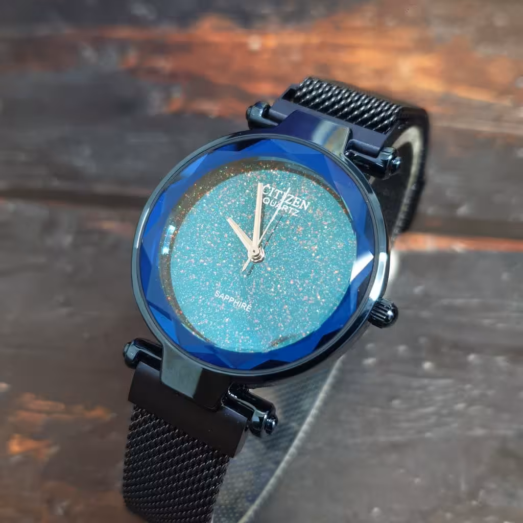 ساعتمچی زنانه سیتیزن بند حصیری موتور_ژاپن CITIZEN 