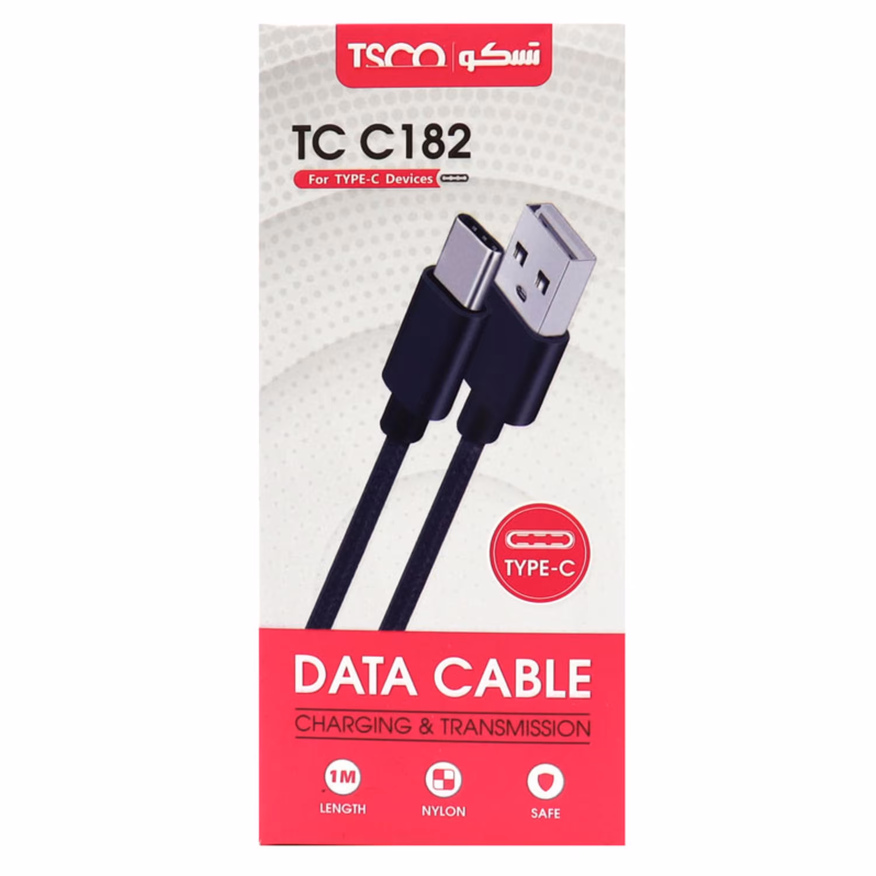 کابل شارژ تایپ سی تسکو مدل TCC182