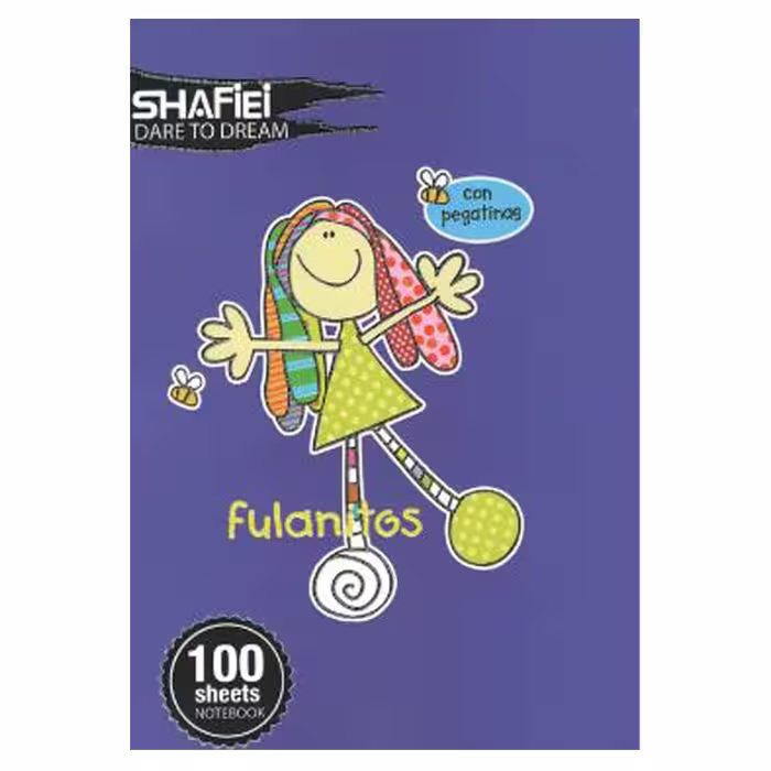 دفتر مشق 100 برگ  شفیعی  طرح  دختر  کد 89 (پس کرایه)