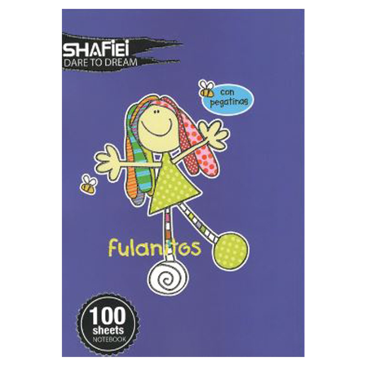 دفتر مشق 100 برگ شفیعی طرح دختر کد 89 (پس کرایه)