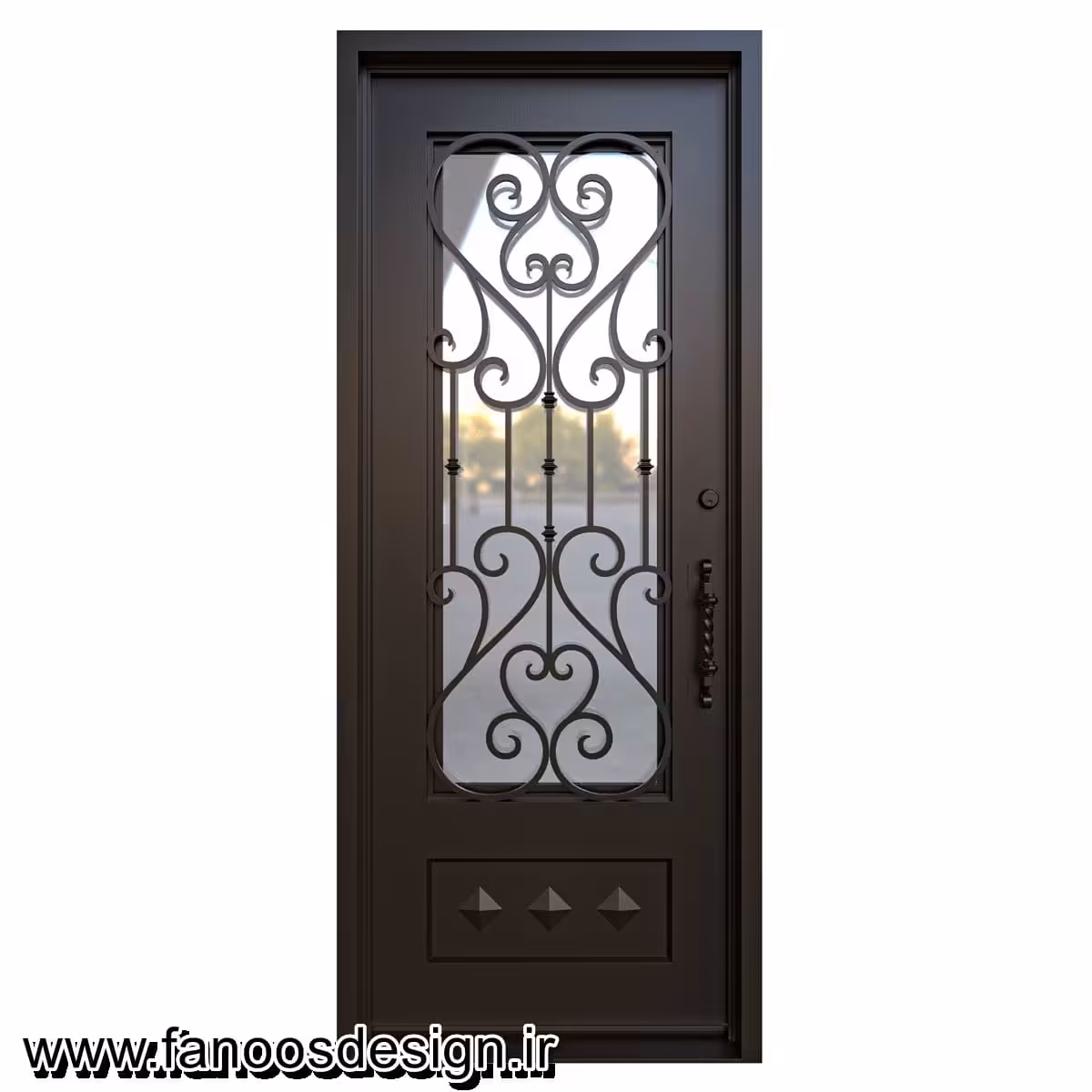 درب نفررو لابی آهنی کد 30710