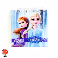 دفترچه 80 برگ سیمی آونگ جلد سخت طرح فروزن کد 26106