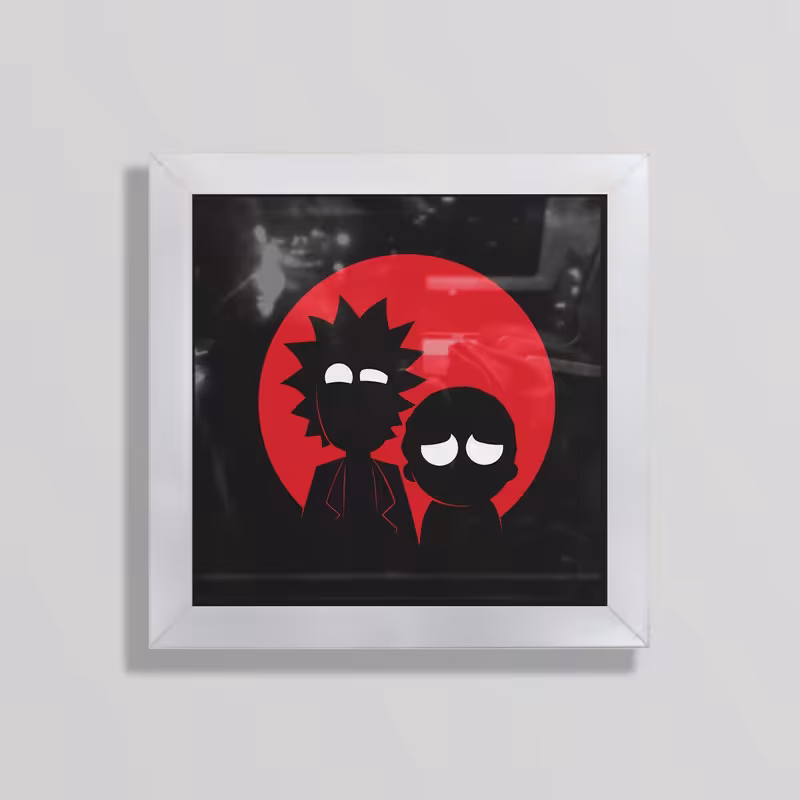 تابلو طرح ریک و مورتی مدل Jm11