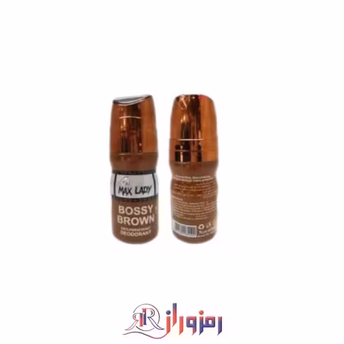 مام رولی ضد تعریق مکس لیدی مدل Braown rush حجم 60 میل