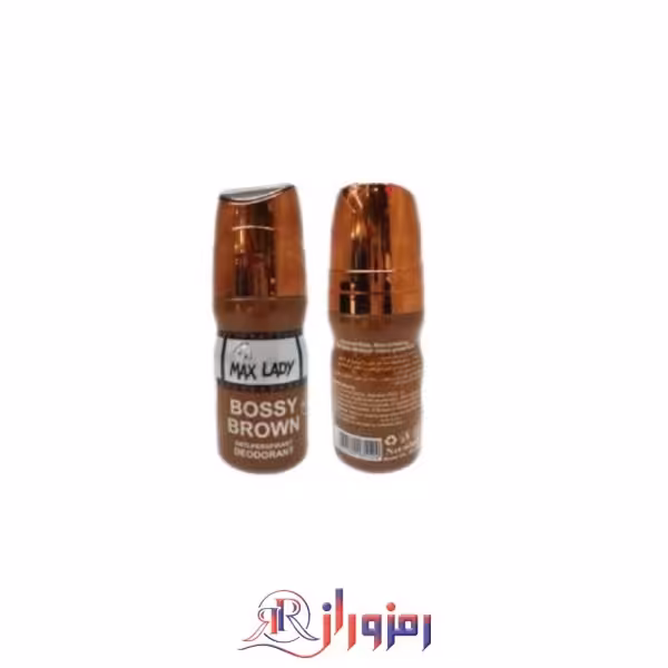 مام رولی ضد تعریق مکس لیدی مدل Braown rush حجم 60 میل