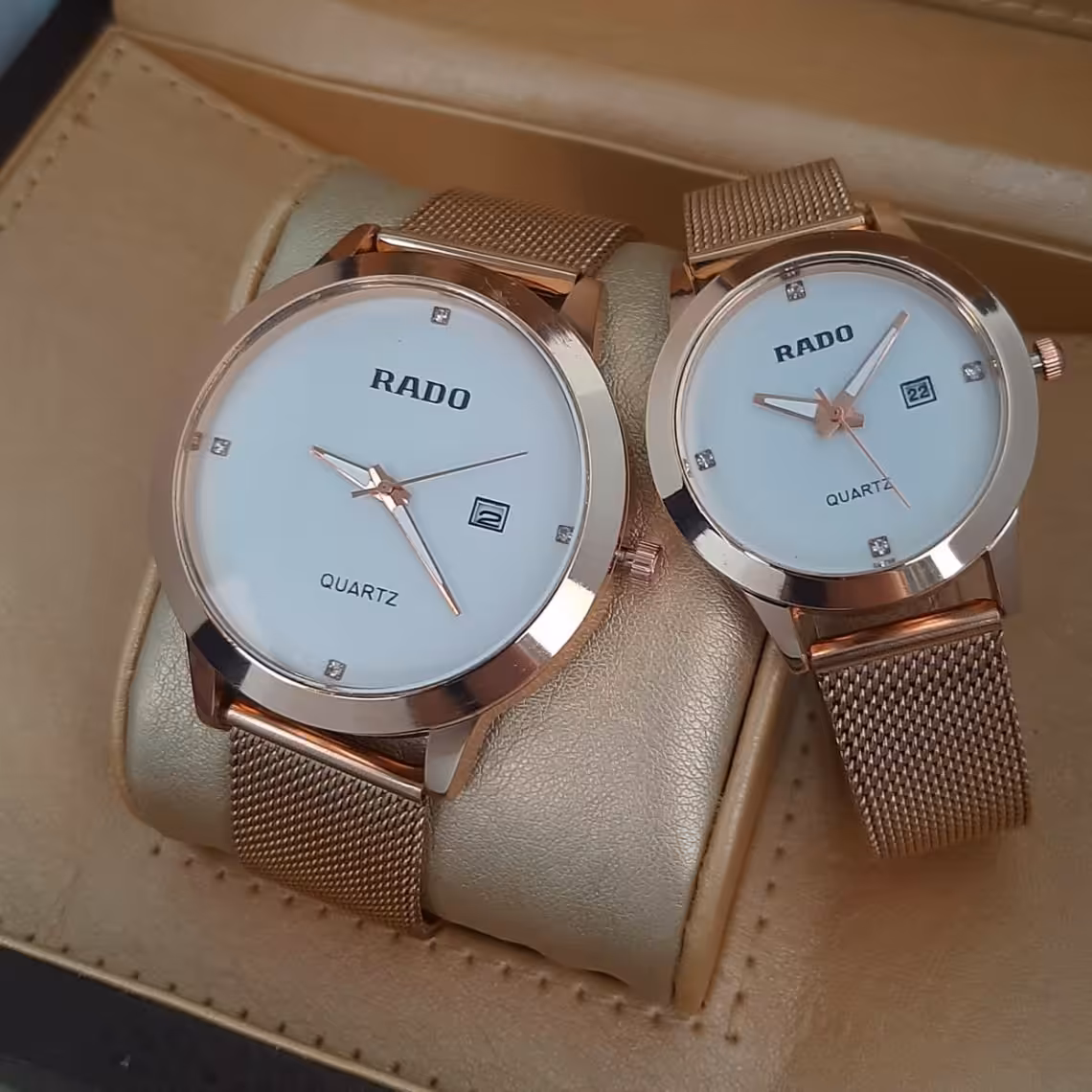 ست ساعت بندحصیری زنانه مردانه رادو دهکده ساعت مشهد