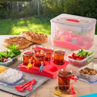 سرویس چای وصبحانه خوری مسافرتی 6نفره (20پارچه)الگانس تاپکو