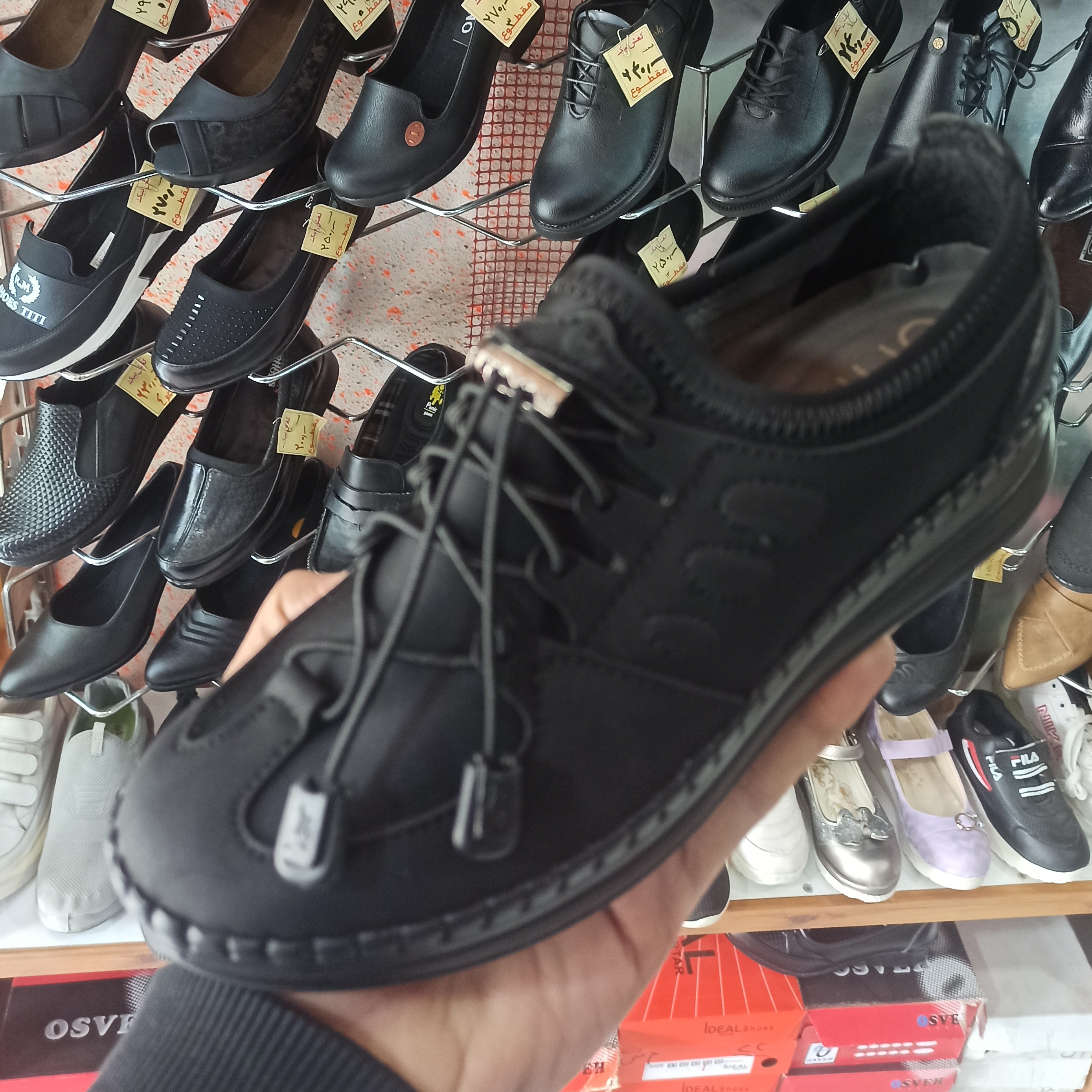 کفش طبی زنانه مناسب افرادی که خار پاشنه ودیسک کمر دارند سایز 37تا40