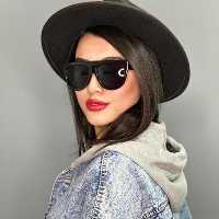 عینک آفتابی زنانه بلک برند a177 ysl مشکی