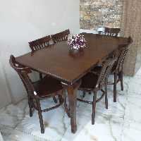 میز ناهارخوری 4 نفره لهستانی گرد 