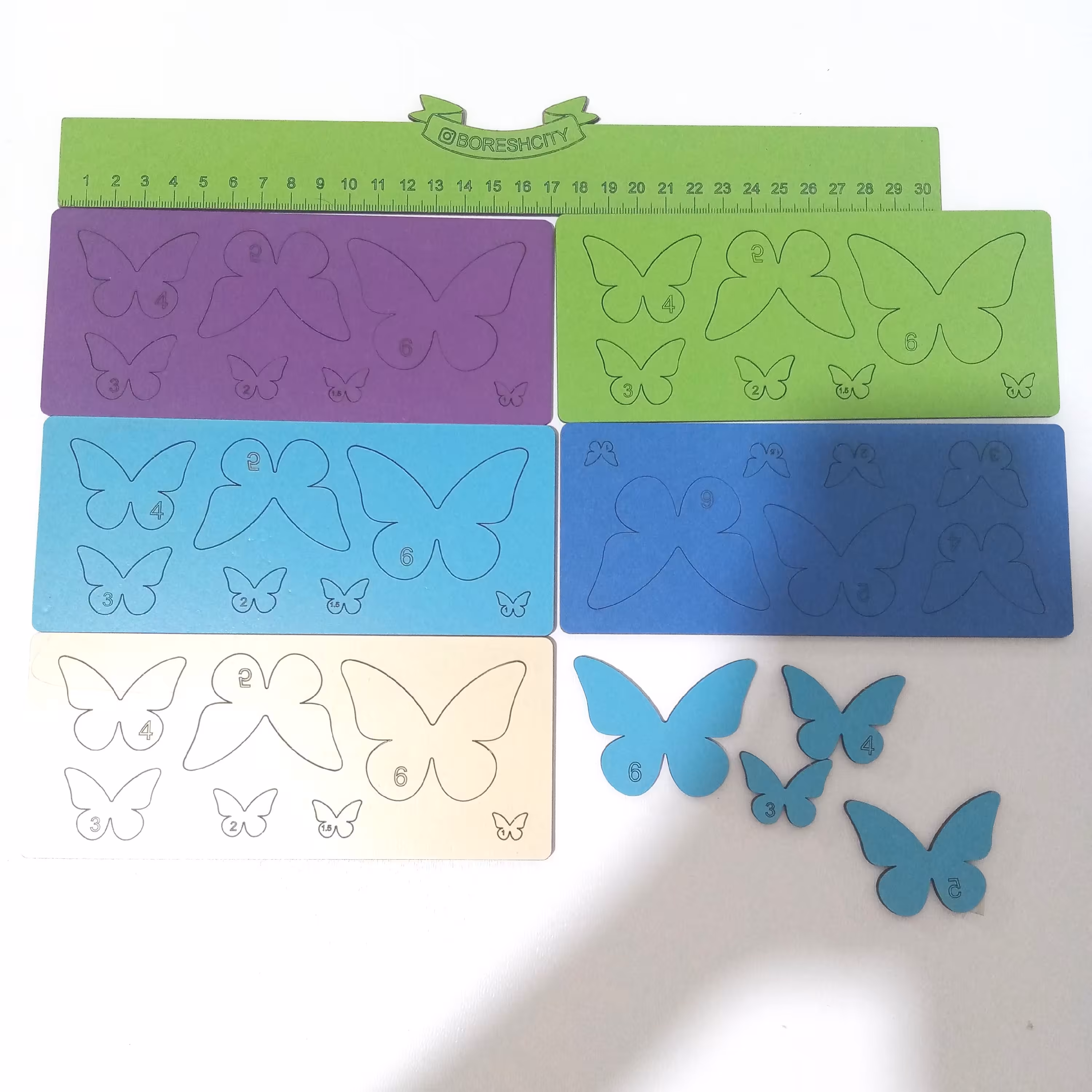 شابلون پروانه. 