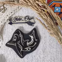 مهر دستساز کوسه