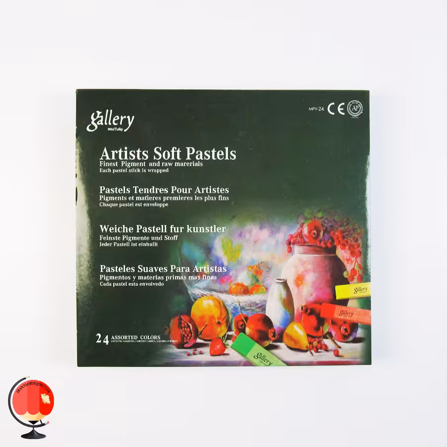 پاستل گچی 24 رنگ گالری