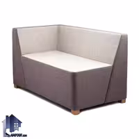 مبل مکعبی دو نفره یک دسته MCF کد OfAM105