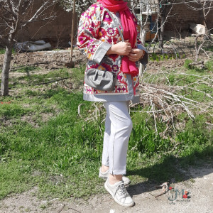مانتو مجلسی نخی مدل مانتو مجلسی زنانه مدل شقایق کد 02