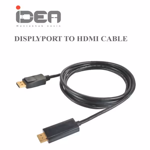 کابل تبدیل display به hdmi 4Kبرند ایده display to hdmi4k idea