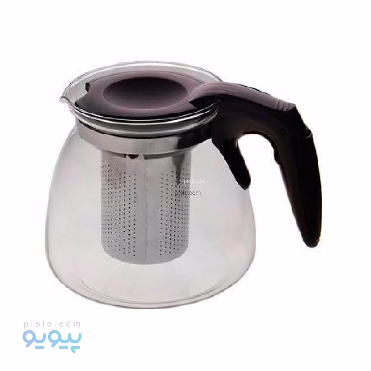 قوری شیشه ای فیلتر دار آیتم 0047-2 عمده و کارتنی