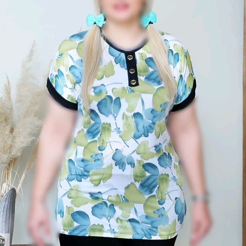 لباس مجلسی سایز بزرگ تیشرت تاپ بیگ سایز 44 تا 60