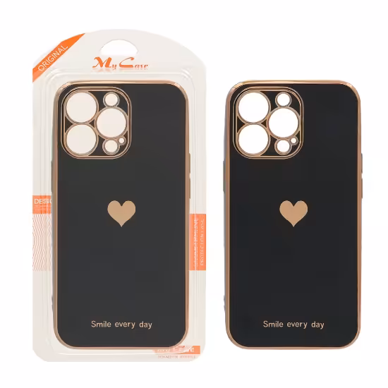 قاب گوشی محافظ لنزدار طرح قلب My Case برای iPhone 13 Pro