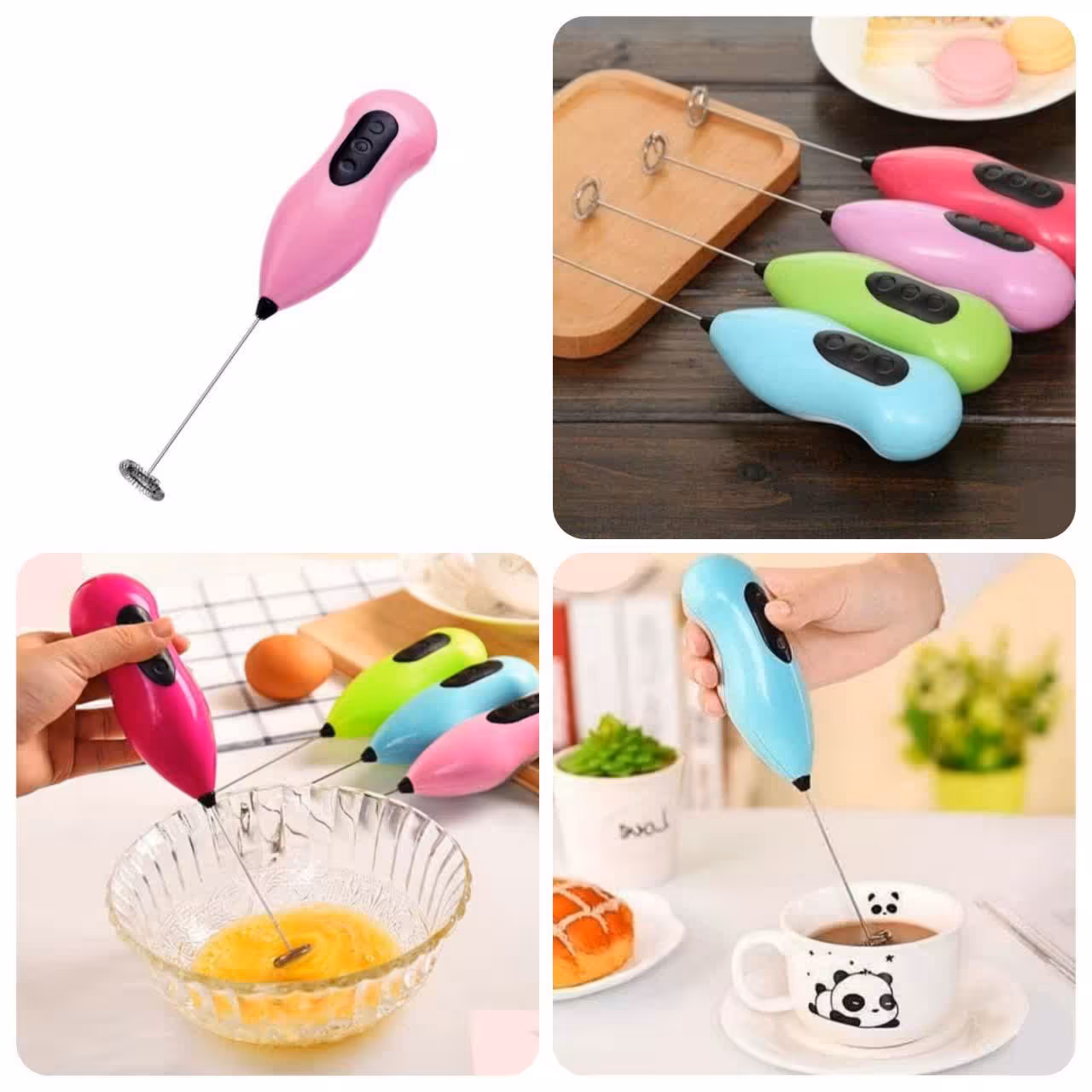 همزن دستی باطری خور(همزن کف شیرساز و کاپوچینو و..باطری خور