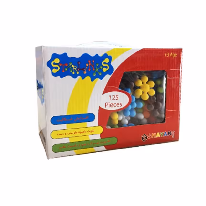 ساختنی ستاره های زنجیری 125 قطعه

