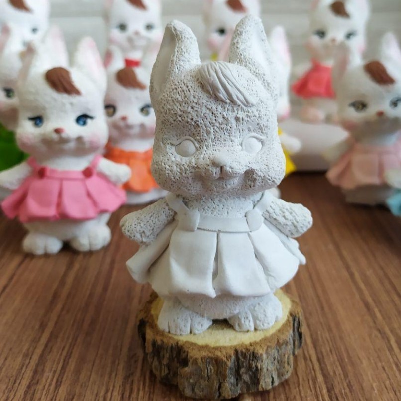 بیس خام مجسمه خرگوش