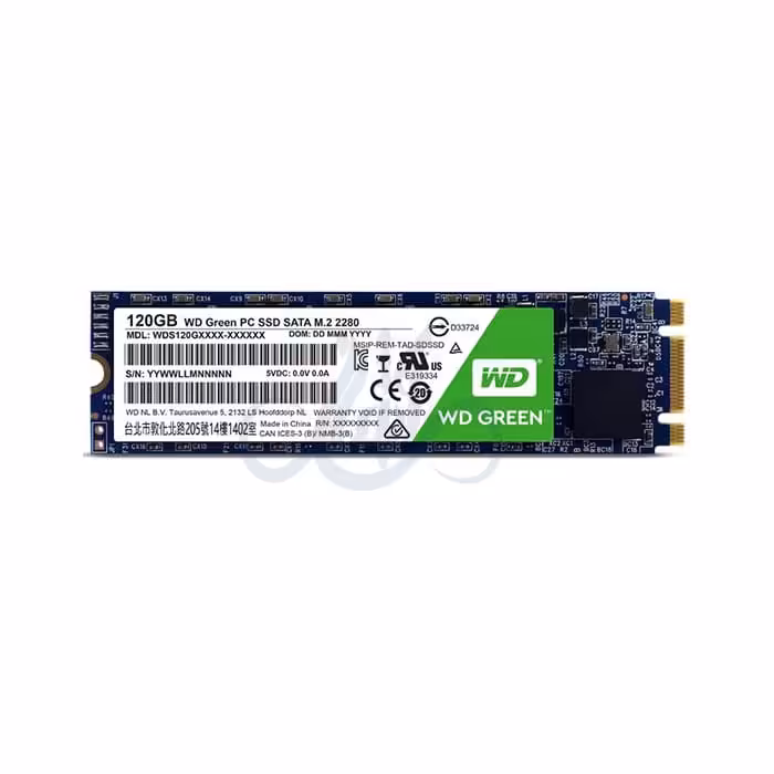 حافظه اس اس دی وسترن دیجیتال Green 120GB M.2