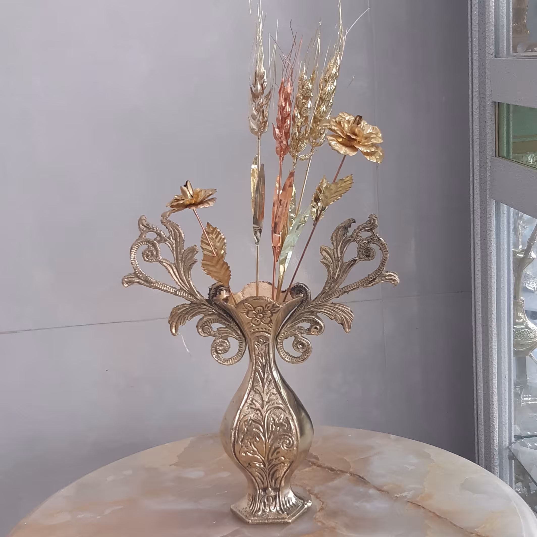 گلدان برنجی..