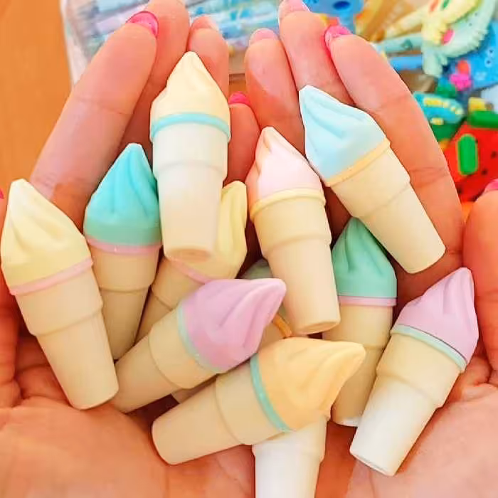 هایلایتر فانتزی جذاب  بستنی قیفی  کیوت کیفیت عالی 