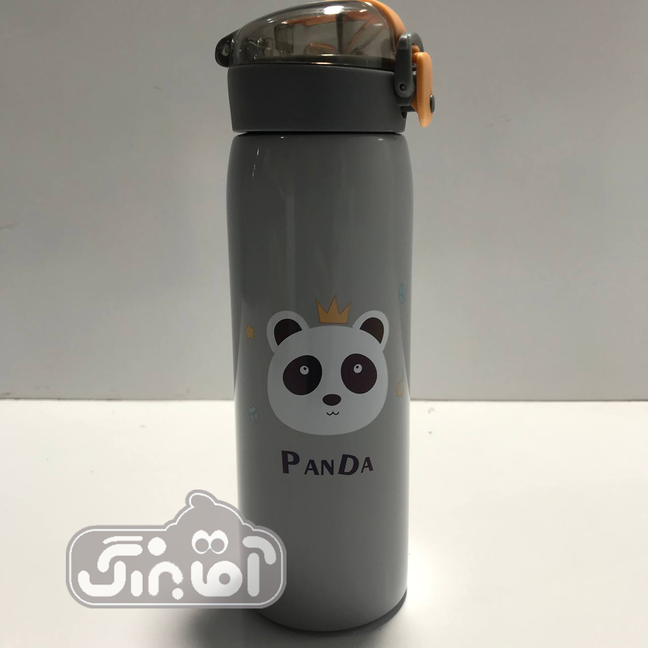 قمقمه نی دار داخل استیل در شفاف