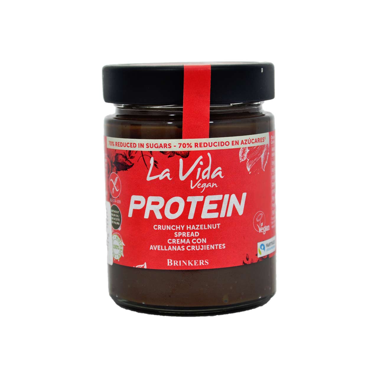 کره فندق پروتئینی کم شکر 270 گرم لا ویدا - la vida