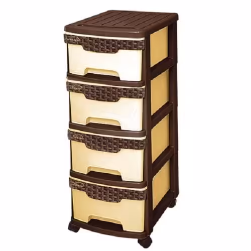 فایل کشویی ناصر پلاستیک فایل 4طبقه بزرگ دراور ارسال رایگان 