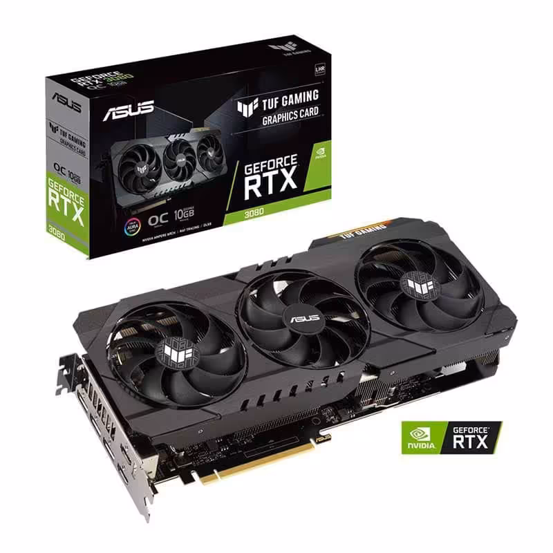 کارت گرافیک ایسوس RTX 3080 TUF Gaming 10GB LHR