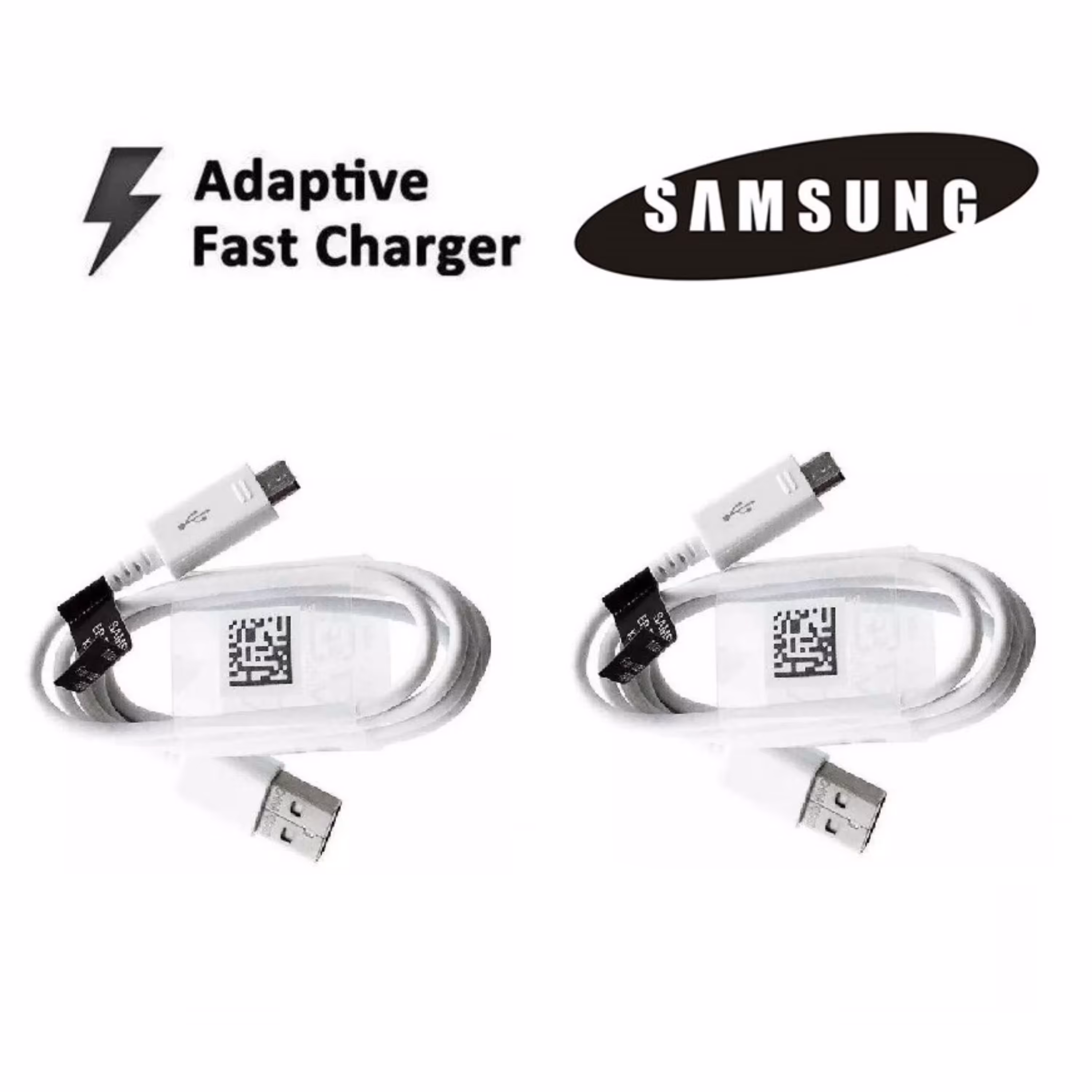 کابل شارژ microUSB بسته 2 عددی طول تقریبی 1.2 متر برای سامسونگ و ...