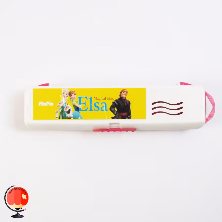 جامدادی همه کاره طرح فروزن السا رنگ سفید