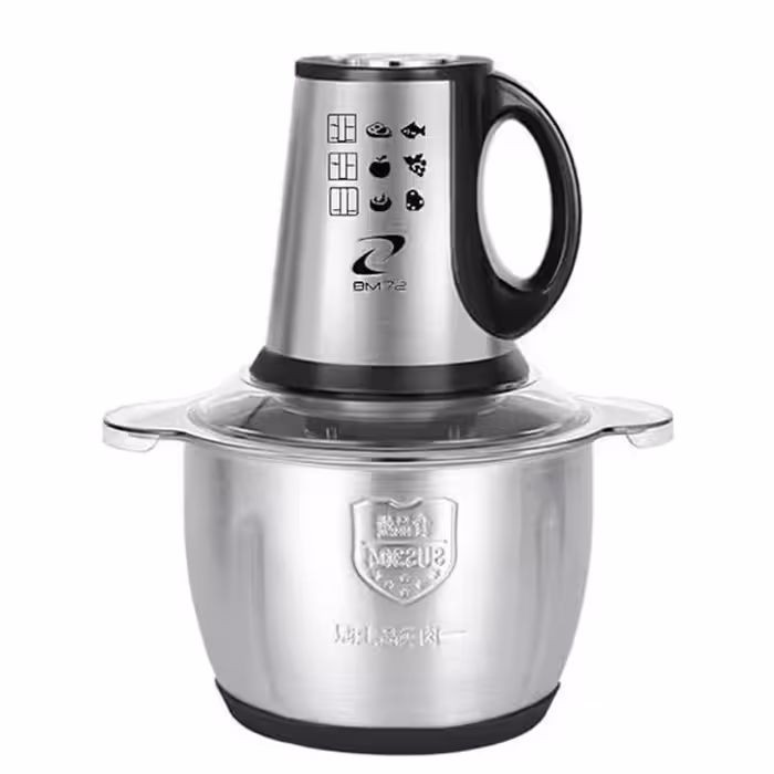 غذاساز 3لیتری برند bm 72 بدنه استیل 
