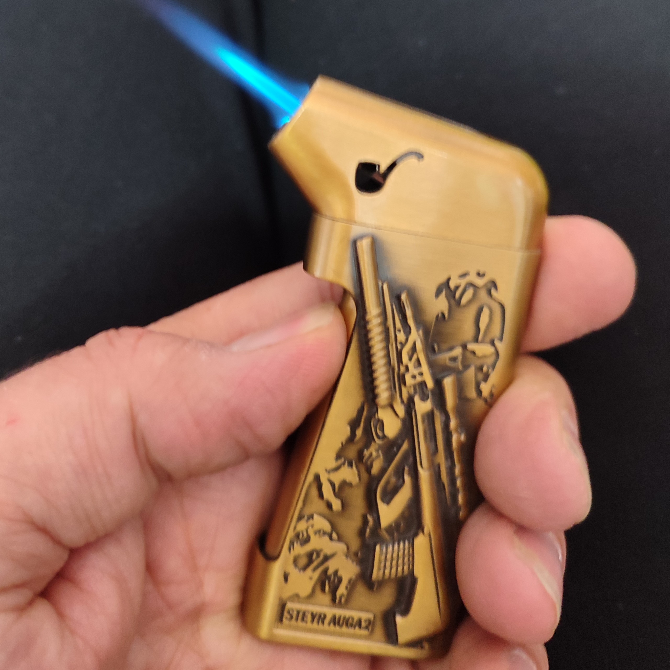 فندک دکمه از بقل فندک تفنگ فندک فانتزی