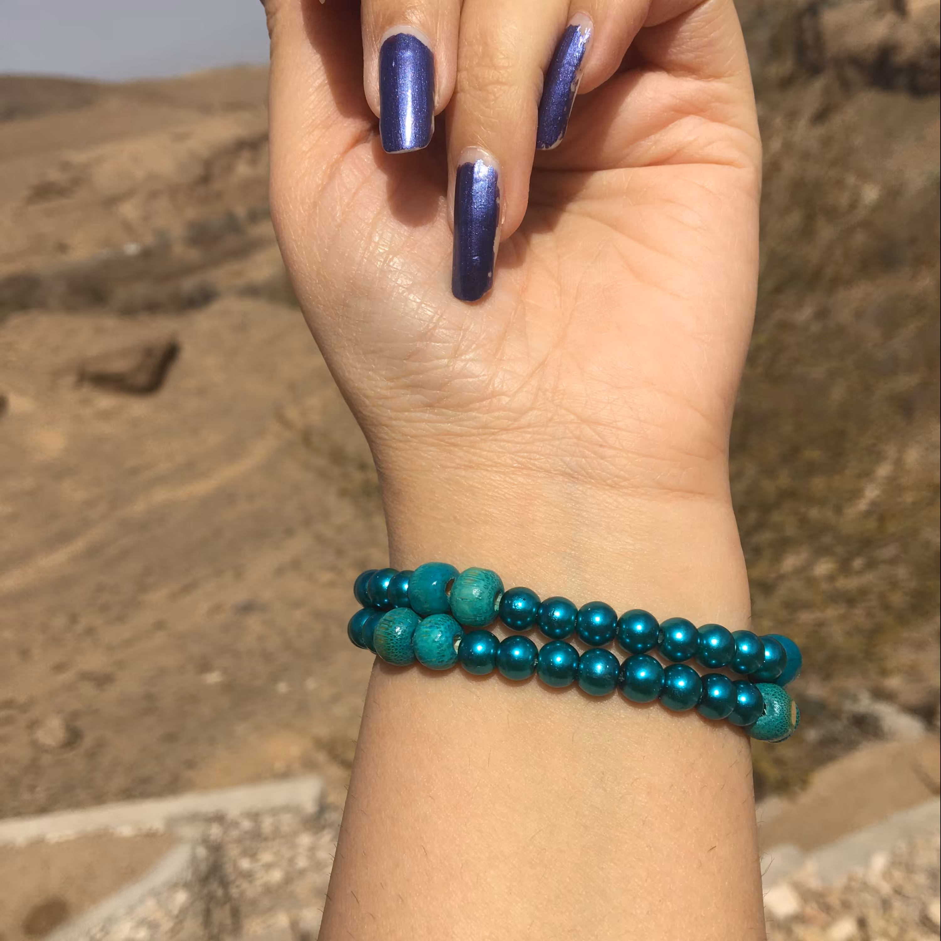 ست دستبند گردنبند اکسسوری ققنوس کاری از مهرانگیز