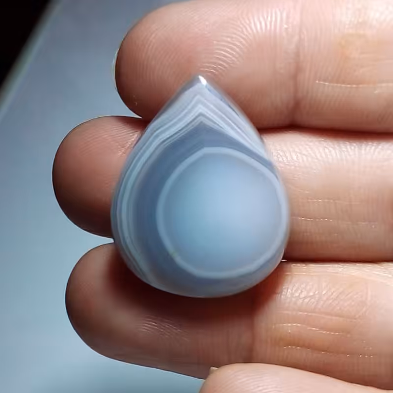 عقیق سلیمانی مصور با خطوط لیزری 