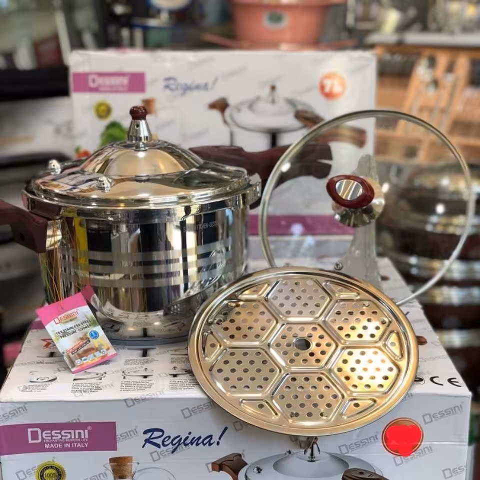 زود پز 3 کاره برند دسینی  
 6 لیتر ی