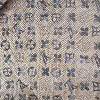 روسری ژاکارد قهوه ای