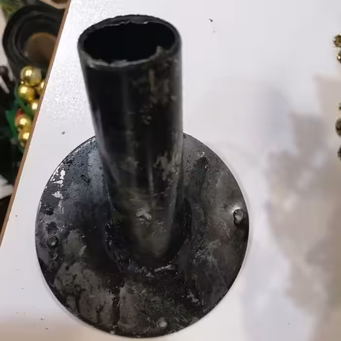 پایه پرچم فلزی (جهت نصب پرچم در خیابان ارتفاع پایه حدود 10 سانت)