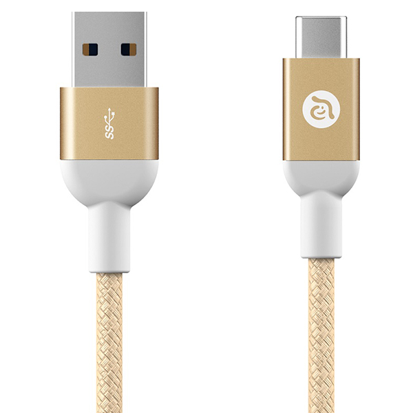 کابل 1 متری آدام المنتس ADAM ELEMENTS تبدیل USB-C به USB3.0 مدل CASA M100 - طلایی - Hiapple.ir