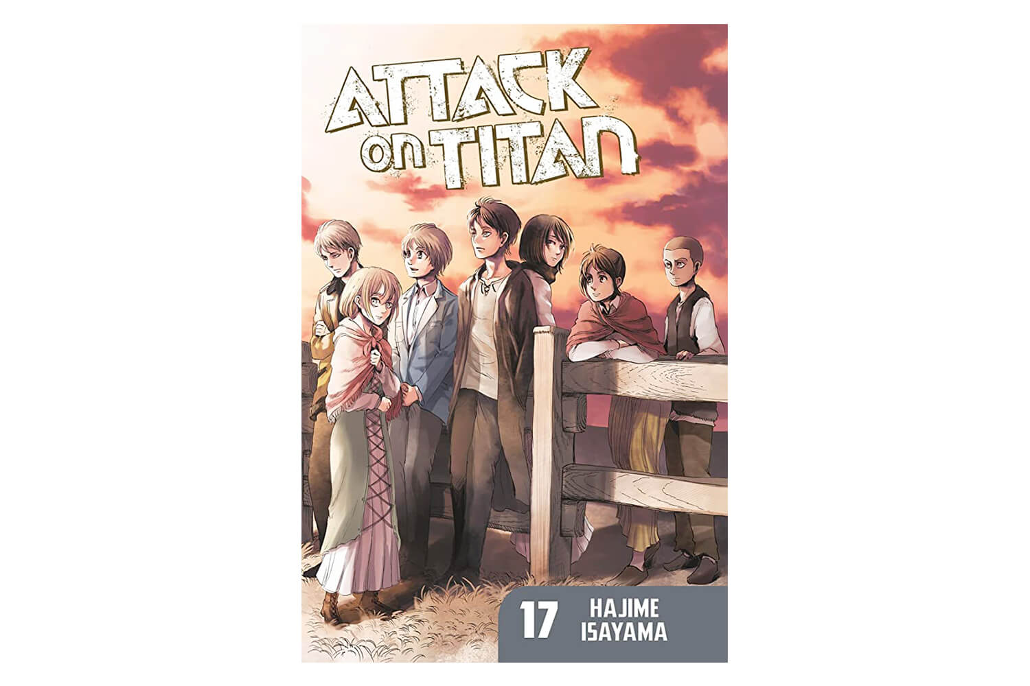 کتاب حمله به تایتان 17 (Attack on Titan)