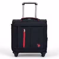 چمدان و ساک مشکی مردانه زنانه سیاه پایه. چوگان Assn. PLVLZ22813A بزرگ یونیسکس U.S. Polo Assn.