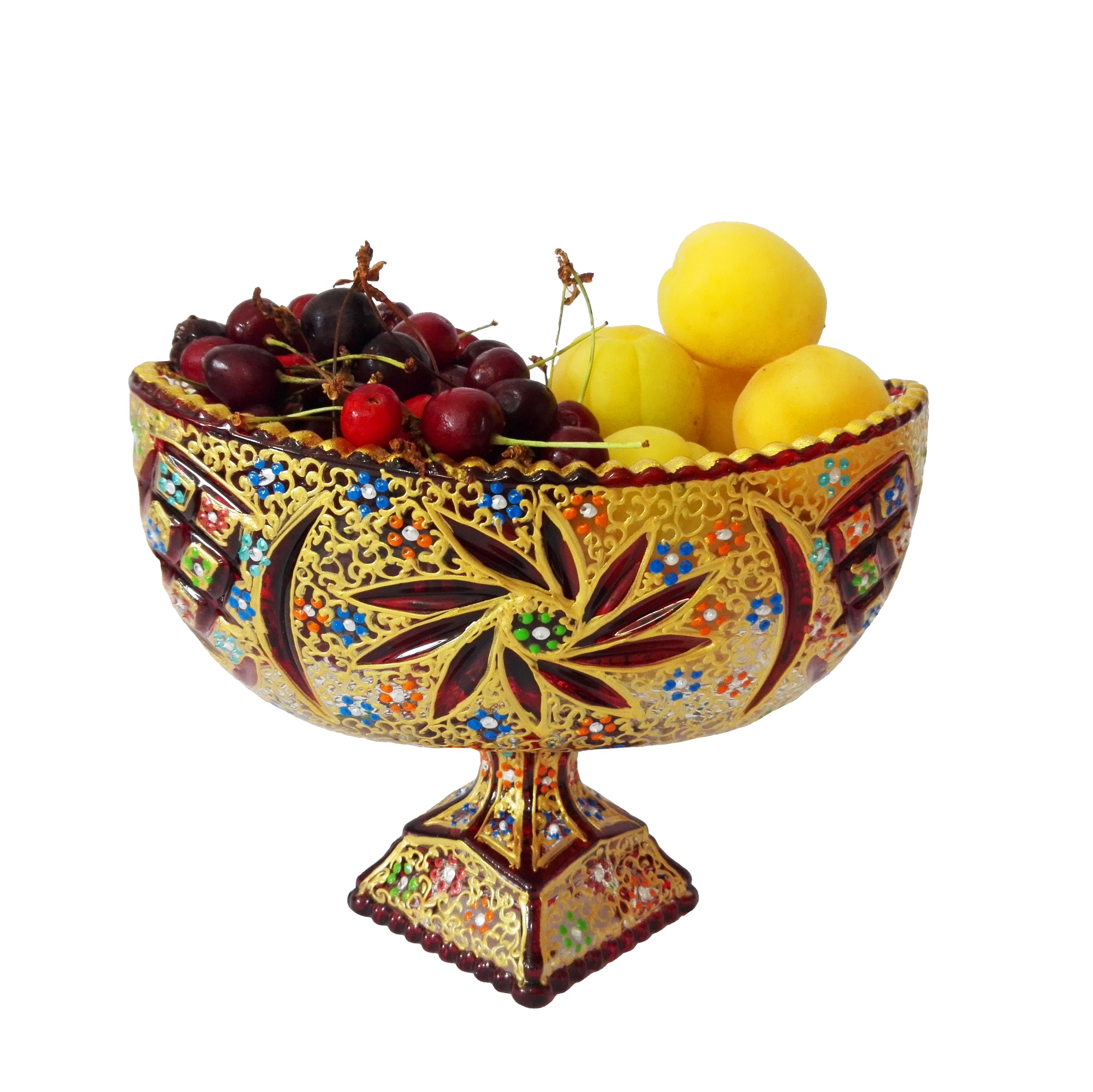 شکلات خوری، انارخوری و آجیل خوری کشکول بلور تکی