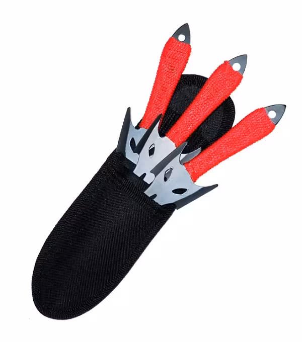 کارد پرتاب سه تایی مدل Bat