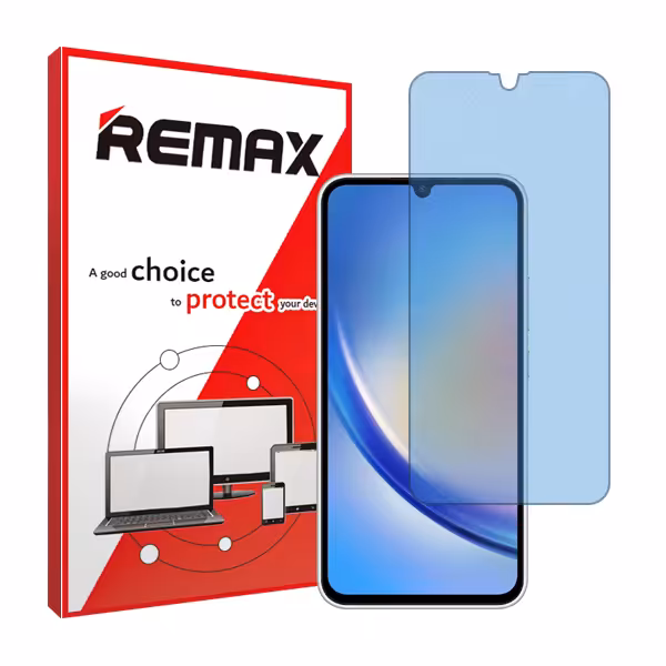 گلس سامسونگ Galaxy A34 5G مدل مات آنتی بلو برند ریمکس کد S